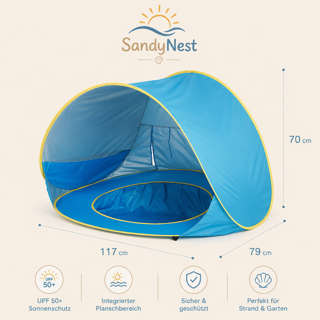 SandyNest Strandzelt